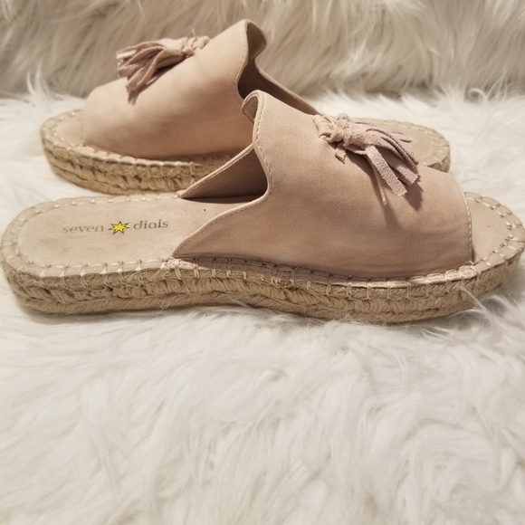 Seven Dials Wendelle Open Toe Tassle Espadrille Sandals - Picture 5 of 8